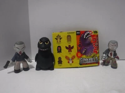 Godzilla & 2 Zombies Kidrobot Lote De 3 040523DMT2 Foto 1 de 2