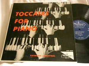 RAYMOND LEWENTHAL Toccatas For Piano Bach Alkan Prokofiev Westminster mono LP - Bild 1 von 2