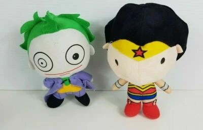 Justice League Wonder Women and DC Comics Batman Joker Plush - image 1 of 4