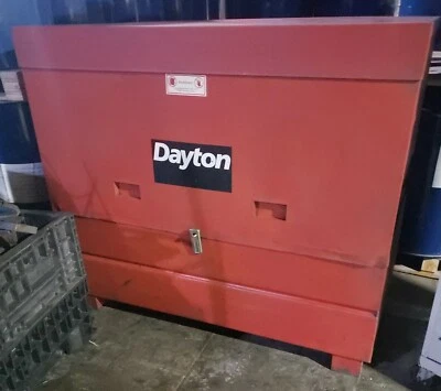 Dayton 60.5" W x 31.5" D x 51.5" T Piano Style 3-Shelf Padlockable Job Box GREAT - Image 1 of 2