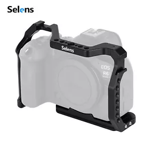 Selens Camera Cage Side ARRI Top Handle Kit For Canon EOS R6 Mark II Mirrorless - Picture 1 of 15