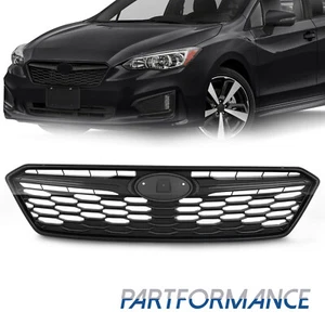 Fit Impreza 2017 2018 2019 Front Grill Grille w/ Black Moulding Trim Whole set - Picture 1 of 12
