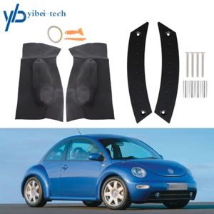 For 1998-2010 Volkswagen Beetle Interior Door Handle Panel&Insert Cards Leather - Picture 1 of 12