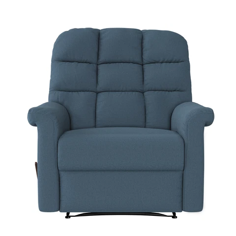Handy Living ProLounger® Plush Low-Pile Velour Reclining Chair Blue MSRP $897.86 Cover