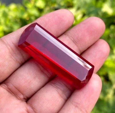 104 Ct+ Natural Certified BURMA Pigeon Blood Red Ruby Unheated Loose Gemstone A+ - Image 1 of 4