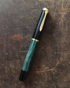 Vtg Pelikan 400 Flex 14 CT Gold M Nib Fountain Pen - Picture 1 of 10