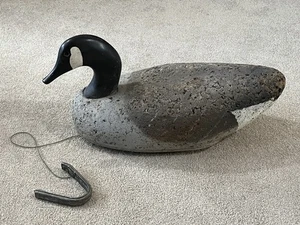 Vintage 24" Cork Body Canada Goose Decoy by Harold Haman Middletown DE - Picture 1 of 13