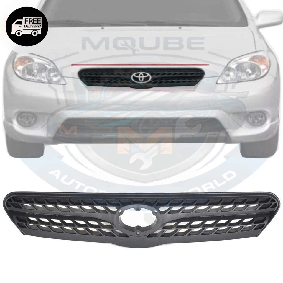 New 2005-2008 Front Grille Textured Gray Plastic Toyota Matrix TO1200272 Foto 1 de 1