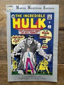 Marvel Milestone Edition Incredible Hulk #1 • 1962 Marvel • Reprint LOW GRADE - Picture 1 of 7