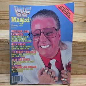 WWF Magazin - Januar 1989 - Bruder Liebe SELTEN Hulk Hogan & Macho Man Ära WWE - Bild 1 von 14