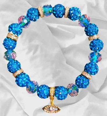 Damen Armband💫Damen Perlenarmband 24 Karat vergoldete Perlen Damen Schmuck - Bild 1 von 2