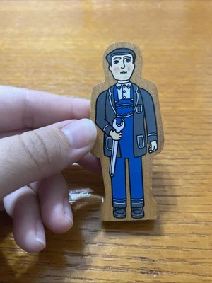 Gullane 1996 tren de madera mecánico de personas. THOMAS & FRIENDS. Foto 1 de 2