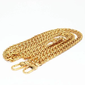 WEICHUAN 47/120cm Gold Iron Flat Chain for Handbag Shoulder Bag Crossbody Bag - Picture 1 of 3