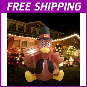 6 FT Riesiger Aufblasbarer Truthahn für Erntetag - Bild 1 von 8