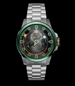 NUBEO NB-6091 TRANQUILITY AUTOMATIK LIMITED EDITION QUARTER GREEN HERREN UHR  - Bild 1 von 11