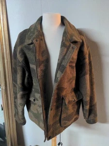 Men’s Vintage Pendleton Cabelas Wool Camo Jacket XL Very Rare On Sale USA Made - Picture 1 of 10