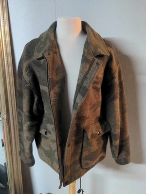 Men’s Vintage Pendleton Cabelas Wool Camo Jacket XL Very Rare On Sale USA Made - Image 1 of 4