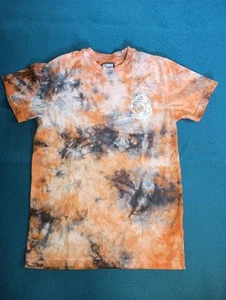 Billionaire Boys Club Orange Tie Dye Astronaut T - Shirt Wealth Heart Mind Sz S - Picture 1 of 8