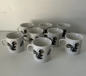 Vintage Flower the Skunk Disney Bambi Child Mug 7.5cm High x 8 Mugs - Picture 1 of 14
