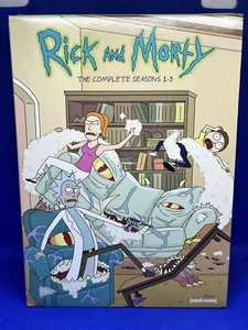 Rick and Morty: the Complete Seasons 1-5 (DVD) With Free Poster - Picture 1 of 9