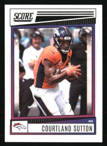 Courtland Sutton 2022 Score #74 FOOTBALL Card - Picture 1 of 2