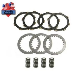Clutch Plate Kit w/ HD Friction Springs For Honda CRF80F CRF100F XR80R XR100R - Picture 1 of 8