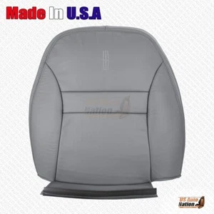 1993 1994 1995 1996 For Lincoln Mark 8 Front Driver Top Leather Cover Opal Gray - Picture 1 of 7