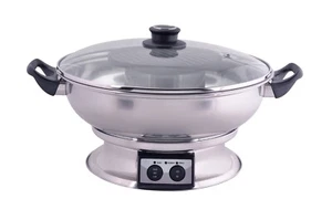 Maxim Teppanyaki Steam Boat Electric Hot Pot 1350W - Picture 1 of 2