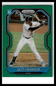 Panini Prizm Green Prizm #136 Jazz Chisholm Miami Marlins 2021 - Imagen 1 de 2
