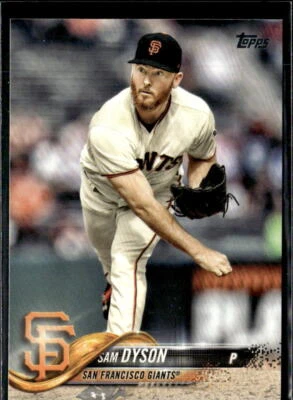 2018 Topps Series 2 Sam Dyson San Francisco Giants #398  5 Card Lot - Image 1 of 2