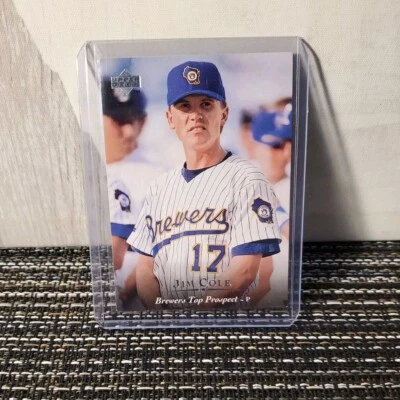 Jim Cole Brewers Top Prospect Pitcher #182 Upper Deck 1994 Baseball Card - Image 1 of 2