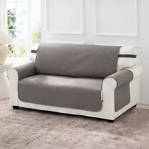 2 Seat Sofa Protector Waterproof Taupe BearCover - Lot Of 5 - Picture 1 of 6
