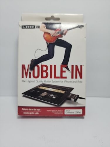 Line 6 Mobile In Guitar Input Adapter iPhone 4 4s Ipad 3rd generation OPEN BOX
