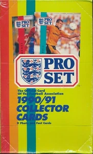 LOTE DE 2 CAJAS 1990/91 PRO SET TARJETAS FUTBOL SELLADAS 48 PACKS POR CAJA, 9 CARTAS POR PACK - Imagen 1 de 1