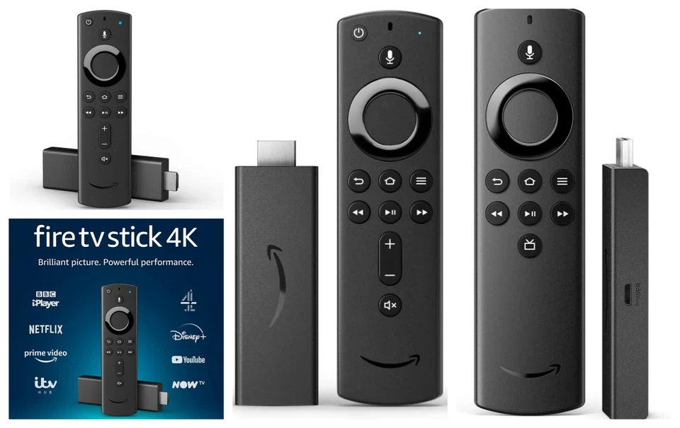 Amazon Fire TV Stick - Choose from LITE | Standard  4K Max Ultra HD UK Plug HDMI - Image 1 of 1