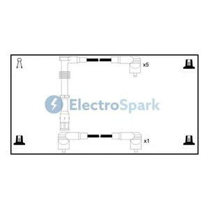 INTERMOTOR Ignition Lead Cable Kit OEK400 FOR Coupe 90 Quattro Genuine Top Quali - Picture 1 of 6