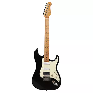 Artist ST62II Black Electric Guitar w/ HSS Pickups - Picture 1 of 7