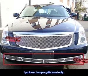 Fits Cadillac DTS Bumper Stainless Mesh Grille Insert 06-10 - Picture 1 of 2