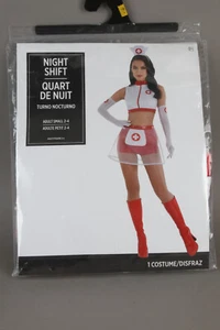 Damen Sexy Nachtschicht Krankenschwester Kostüm Erwachsene S 2-4 nagelneu, nie getragen - Bild 1 von 3