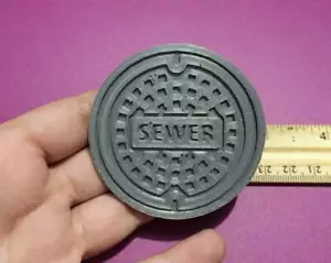 Custom Action Figure Diorama Display Accessory Manhole Sewer Cover 1/12 Scale - Picture 1 of 2