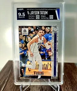 2022-23 Panini Draft Picks Luminance #49 Jayson Tatum HGA 9.5 💎 Duke / Boston - Picture 1 of 2