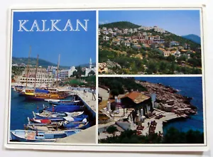 Large Postcard - KALKAN, ANTALYA, TURKEY MULTIVIEW - (LG14-8) - Picture 1 of 2
