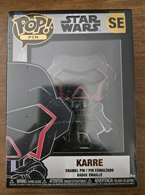 STAR WARS KARRE  EXCLUSIVE Funko Enamel POP Pin 2022 RARE New - Image 1 of 4