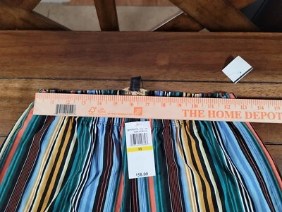 Melissa Paige Stiped Colorful Wide Pants Size Medium  - Image 1 of 4