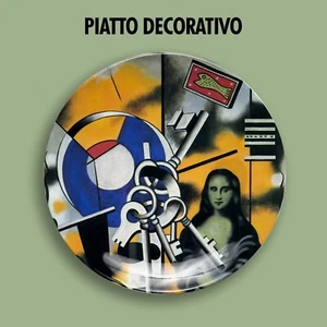 PIATTO DECORATIVO DECORATIVE PLATE Fernand Léger Monna Lisa Gioconda Arte Arredo - Foto 1 di 4