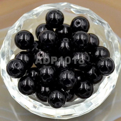200pcs Top Quality Czech Glass Pearl Round Loose Beads 3mm 4mm 6mm 8mm 10mm 12mm - Image 1 of 3
