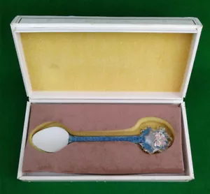 LLADRO DARK BLUE SPOON - CAPRICHO FINISH - BOXED. - Picture 1 of 6