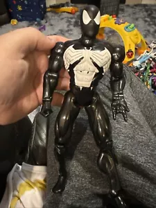Toybiz Marvel BLACK COSTUME SPIDER-MAN 1997 Venom Symbiote Suit - Bild 1 von 5