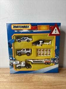 Vintage 1992 Matchbox - Emergency Series - EM70 - 4 Car Police Set - Picture 1 of 4