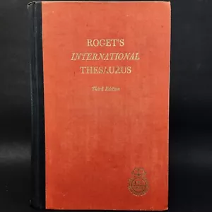 Roget's International Thesaurus Dritte Ausgabe HC Thomas Y Crowell Copyright 1962 - Bild 1 von 13